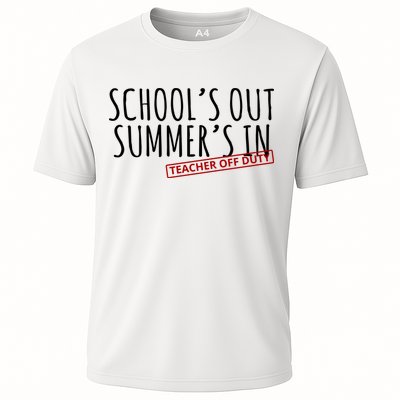 Schools Out Summers In Teacher Off Duty Performance Shirt