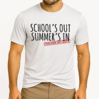 Schools Out Summers In Teacher Off Duty Cooling Performance Crew T-Shirt