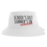 Schools Out Summers In Teacher Off Duty Sustainable Bucket Hat