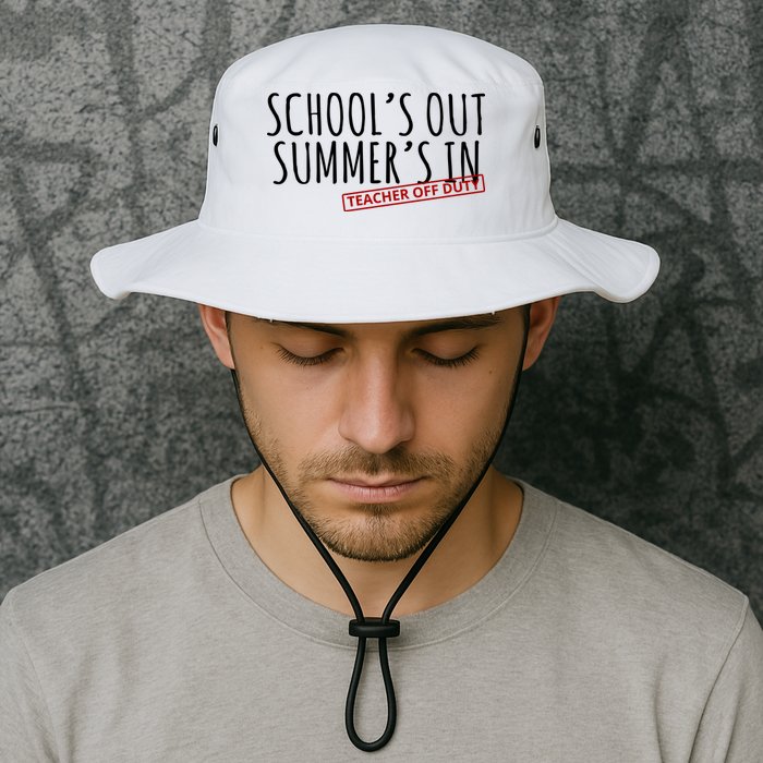 Schools Out Summers In Teacher Off Duty Bucket Hat