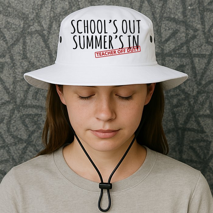 Schools Out Summers In Teacher Off Duty Bucket Hat