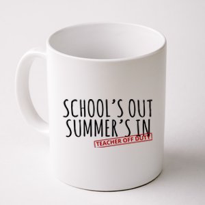 Schools Out Summers In Teacher Off Duty Coffee Mug