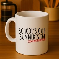 Schools Out Summers In Teacher Off Duty Mug