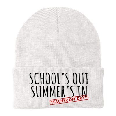 Schools Out Summers In Teacher Off Duty Beanie