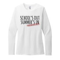 Schools Out Summers In Teacher Off Duty Womens CVC Long Sleeve Shirt