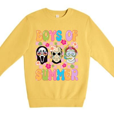 Spooky Of Summer Of Summer Horror Movie Premium Crewneck Sweatshirt