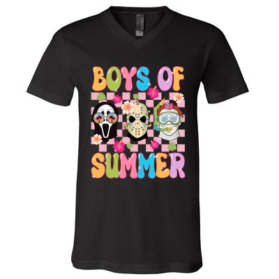 Spooky Of Summer Of Summer Horror Movie V-Neck T-Shirt