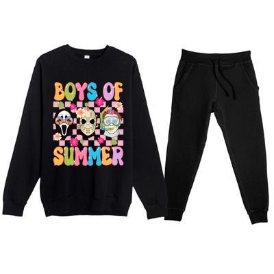 Spooky Of Summer Of Summer Horror Movie Premium Crewneck Sweatsuit Set