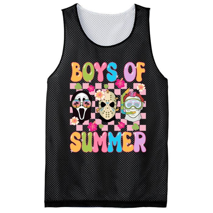 Spooky Of Summer Of Summer Horror Movie Mesh Reversible Basketball Jersey Tank