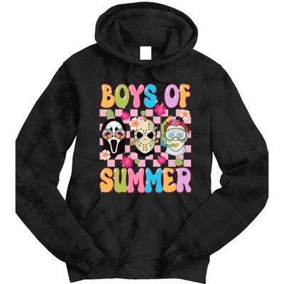 Spooky Of Summer Of Summer Horror Movie Tie Dye Hoodie