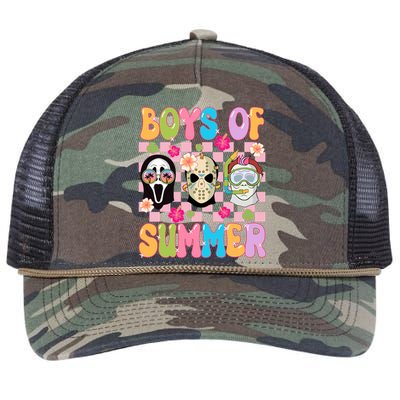 Spooky Of Summer Of Summer Horror Movie Retro Rope Trucker Hat Cap