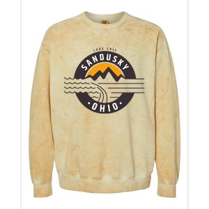 Sandusky Ohio Colorblast Crewneck Sweatshirt