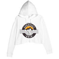 Sandusky Ohio Crop Fleece Hoodie