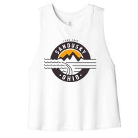 Sandusky Ohio Women's Racerback Cropped Tank