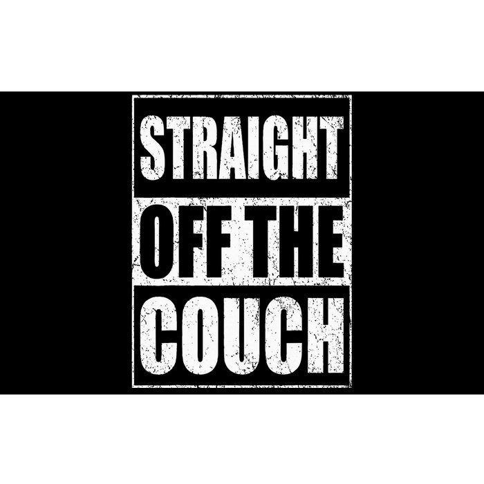 Straight Off The Couch Funny Football Offensive Lineman Bumper Sticker