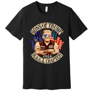 Sons Of Trump Maga Chapter 2024 Premium T-Shirt