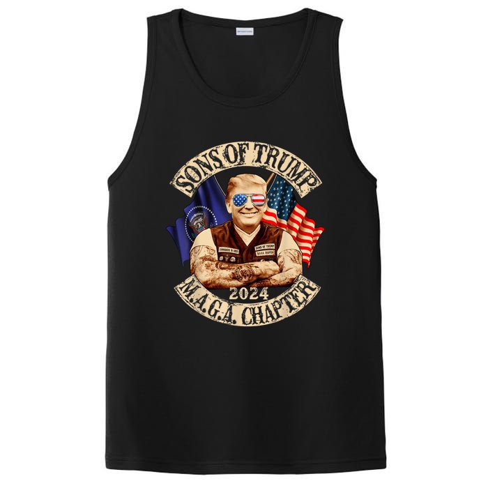 Sons Of Trump Maga Chapter 2024 PosiCharge Competitor Tank