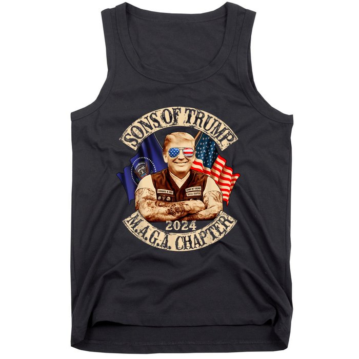 Sons Of Trump Maga Chapter 2024 Tank Top