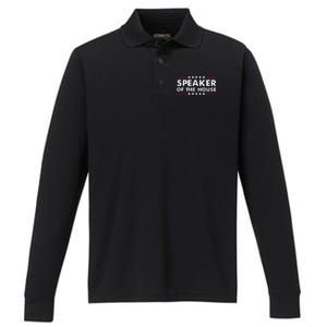 Speaker Of The House Of Representatives Novelty Usa Senate Performance Long Sleeve Polo