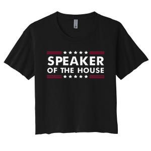 Speaker Of The House Of Representatives Novelty Usa Senate Women's Crop Top Tee