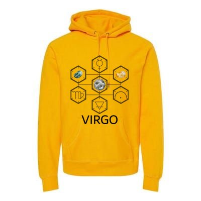 Signs Of The Zodiac Earth Elet Planet Mercury Virgo Facts Gift Premium Hoodie