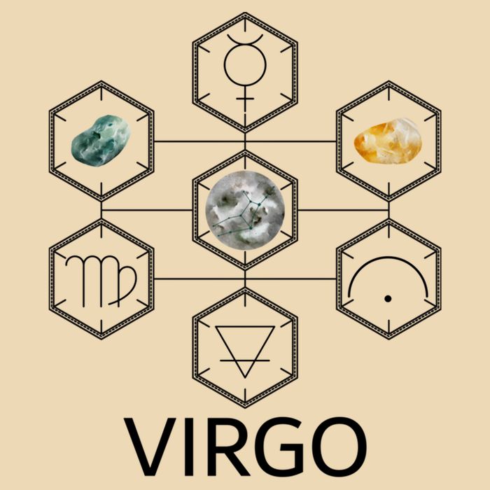 Signs Of The Zodiac Earth Elet Planet Mercury Virgo Facts Gift Drawstring Bag