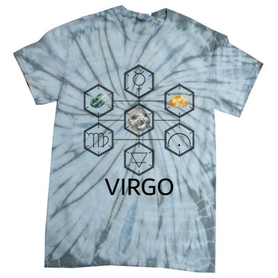 Signs Of The Zodiac Earth Elet Planet Mercury Virgo Facts Gift Tie-Dye T-Shirt