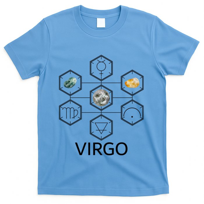 Signs Of The Zodiac Earth Elet Planet Mercury Virgo Facts Gift T-Shirt