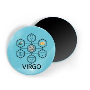 Signs Of The Zodiac Earth Elet Planet Mercury Virgo Facts Gift Magnet