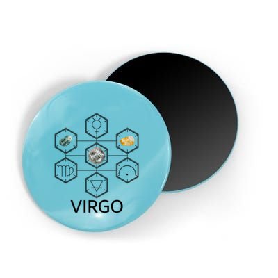Signs Of The Zodiac Earth Elet Planet Mercury Virgo Facts Gift Magnet