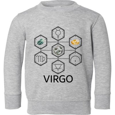 Signs Of The Zodiac Earth Elet Planet Mercury Virgo Facts Gift Toddler Sweatshirt