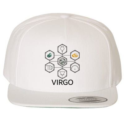 Signs Of The Zodiac Earth Elet Planet Mercury Virgo Facts Gift Wool Snapback Cap