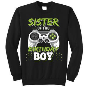 Sister Of The Birthday Boy Matching Video Game Birthday Gift Sweatshirt