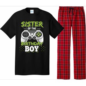 Sister Of The Birthday Boy Matching Video Game Birthday Gift Pajama Set