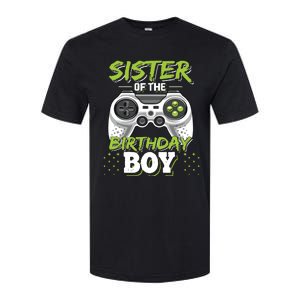 Sister Of The Birthday Boy Matching Video Game Birthday Gift Softstyle CVC T-Shirt