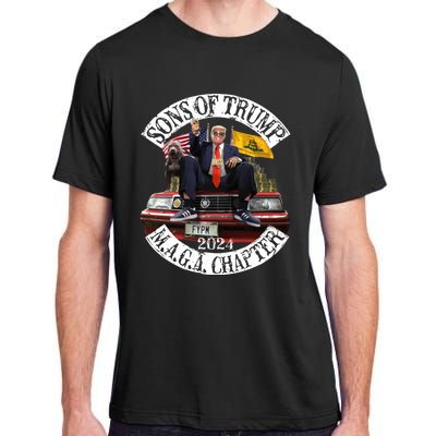 Sons Of Trump Maga Chapter 2024 With Pitbull Car Adult ChromaSoft Performance T-Shirt