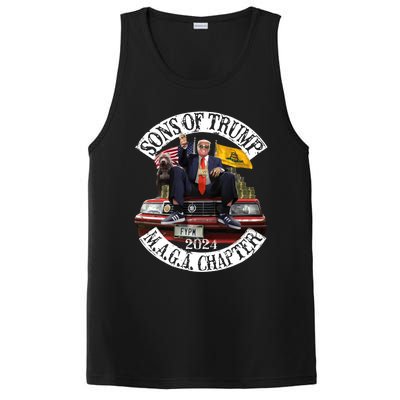 Sons Of Trump Maga Chapter 2024 With Pitbull Car PosiCharge Competitor Tank