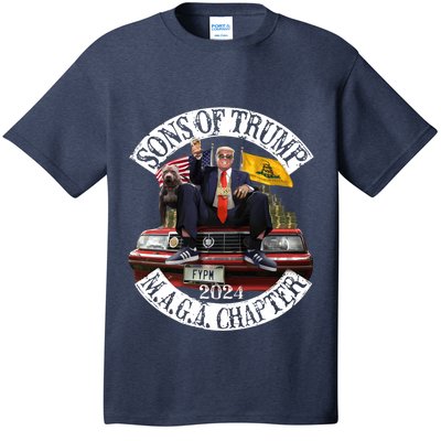 Sons Of Trump Maga Chapter 2024 With Pitbull Car T-Shirt