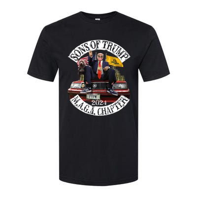 Sons Of Trump Maga Chapter 2024 With Pitbull Car Softstyle® CVC T-Shirt