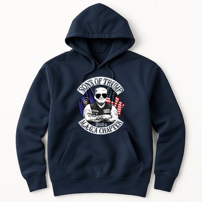 Sons Of Trump Maga Chapter 2024 Biker For Trump Hoodie