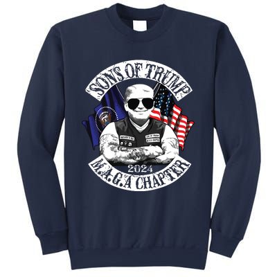 Sons Of Trump Maga Chapter 2024 Biker For Trump Sweatshirt