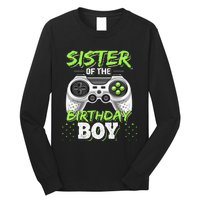 Sister of the Birthday Matching Video Game Birthday Gift Long Sleeve Shirt