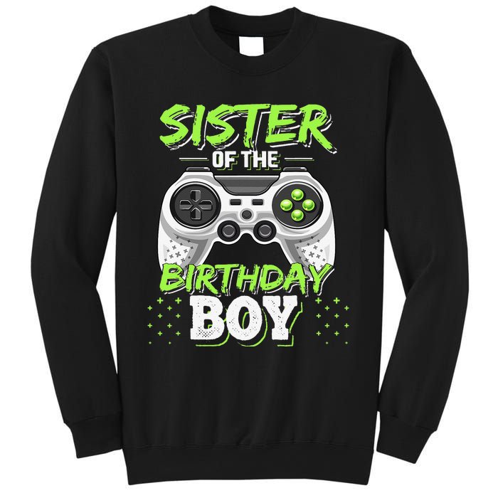 Sister of the Birthday Matching Video Game Birthday Gift Sweatshirt