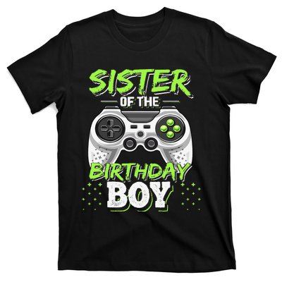 Sister of the Birthday Matching Video Game Birthday Gift T-Shirt