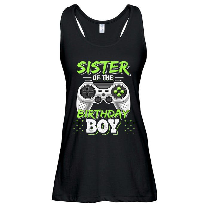 Sister of the Birthday Matching Video Game Birthday Gift Ladies Essential Flowy Tank