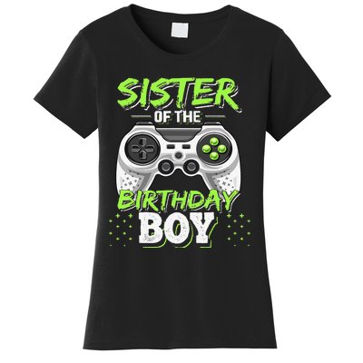 Sister of the Birthday Matching Video Game Birthday Gift Women's T-Shirt