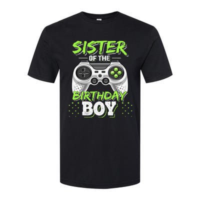 Sister of the Birthday Matching Video Game Birthday Gift Softstyle CVC T-Shirt