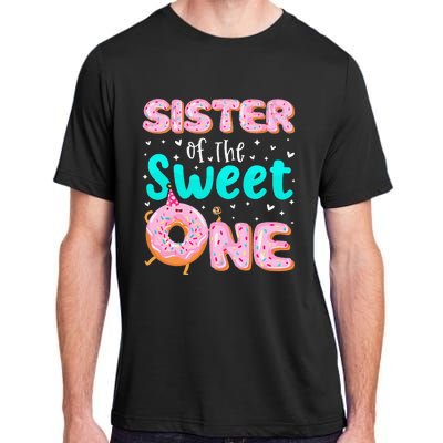 Sister Of The Sweet One 1st Birthday Donut Theme Family Adult ChromaSoft Performance T-Shirt