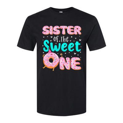 Sister Of The Sweet One 1st Birthday Donut Theme Family Softstyle® CVC T-Shirt