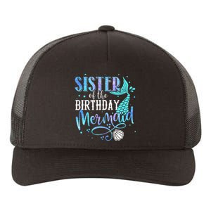 Sister Of The Birthday Mermaid Family Matching Party Squad Yupoong Adult 5-Panel Trucker Hat